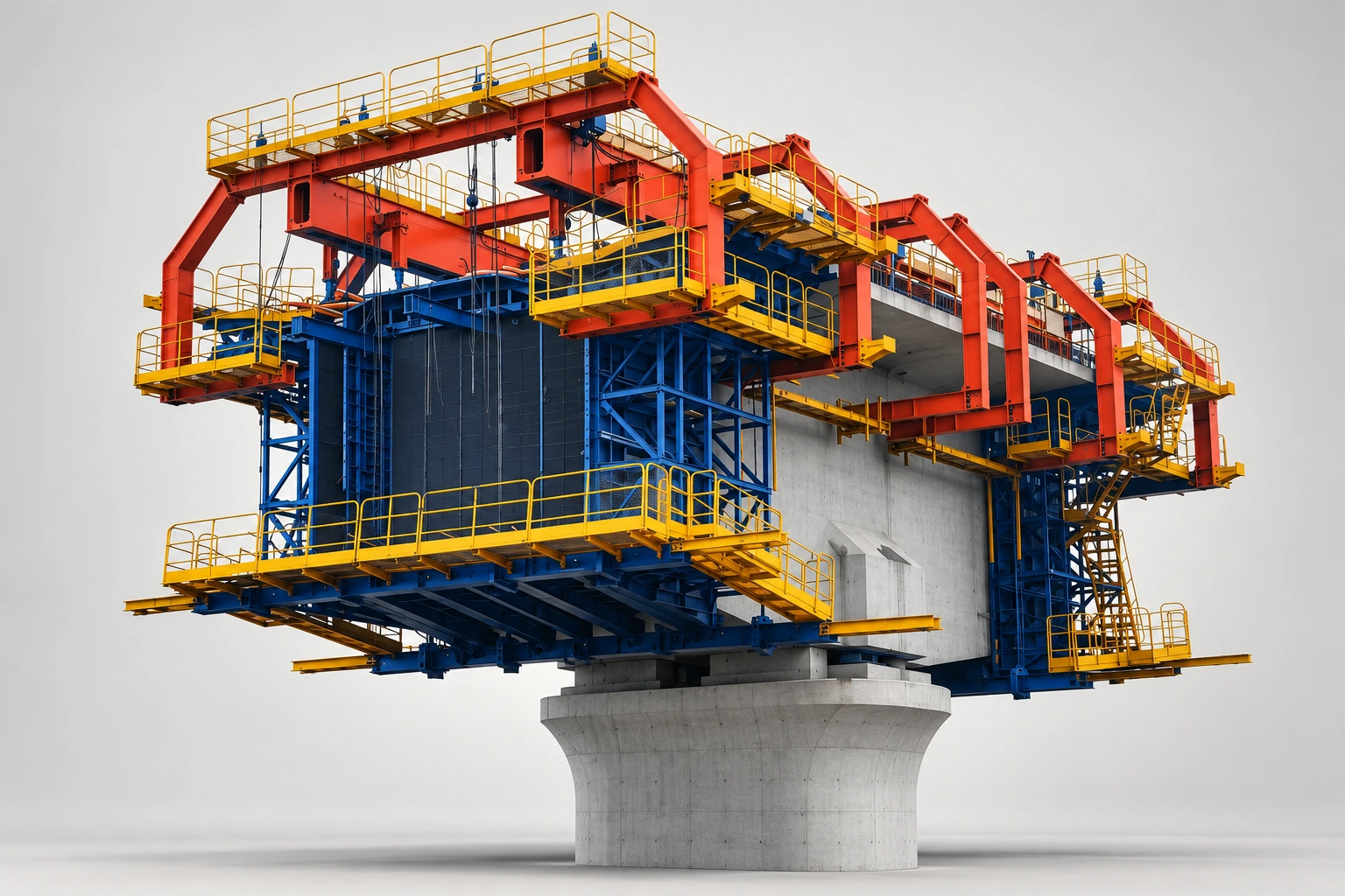 Cantilever Bridge Construction Machine — product rendering