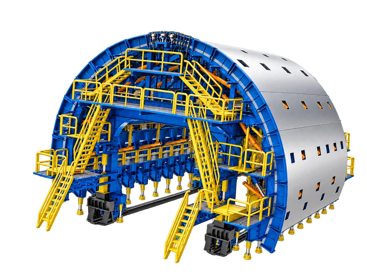 Tunnel Lining Trolleys — product rendering